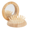 FSC 100% Bamboo Compact Mirror/Brush