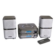 Mini Component Stereo Radio CD Player w Detachable Speakers