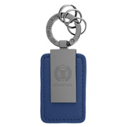 Leatherette Carabiner Clip Key Tag