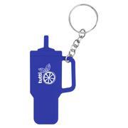 Intrepid Tumbler Shaped Silicone Key Ring