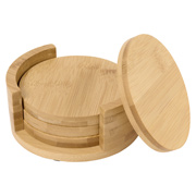 Bamboo Coaster Set