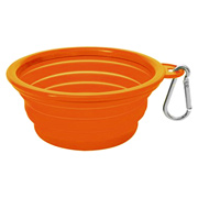 Collapsible Pet Bowl With Carabiner