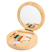 Bamboo Sewing Kit With Mirror